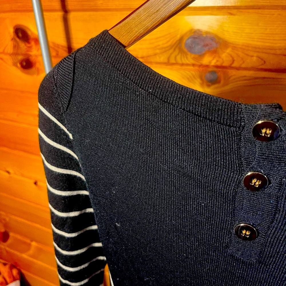 ANN TAYLOR- 💯 Merino Wool Knit Sweater Dress